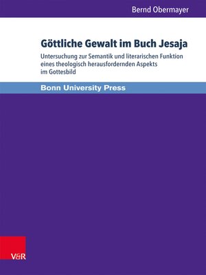 cover image of Göttliche Gewalt im Buch Jesaja